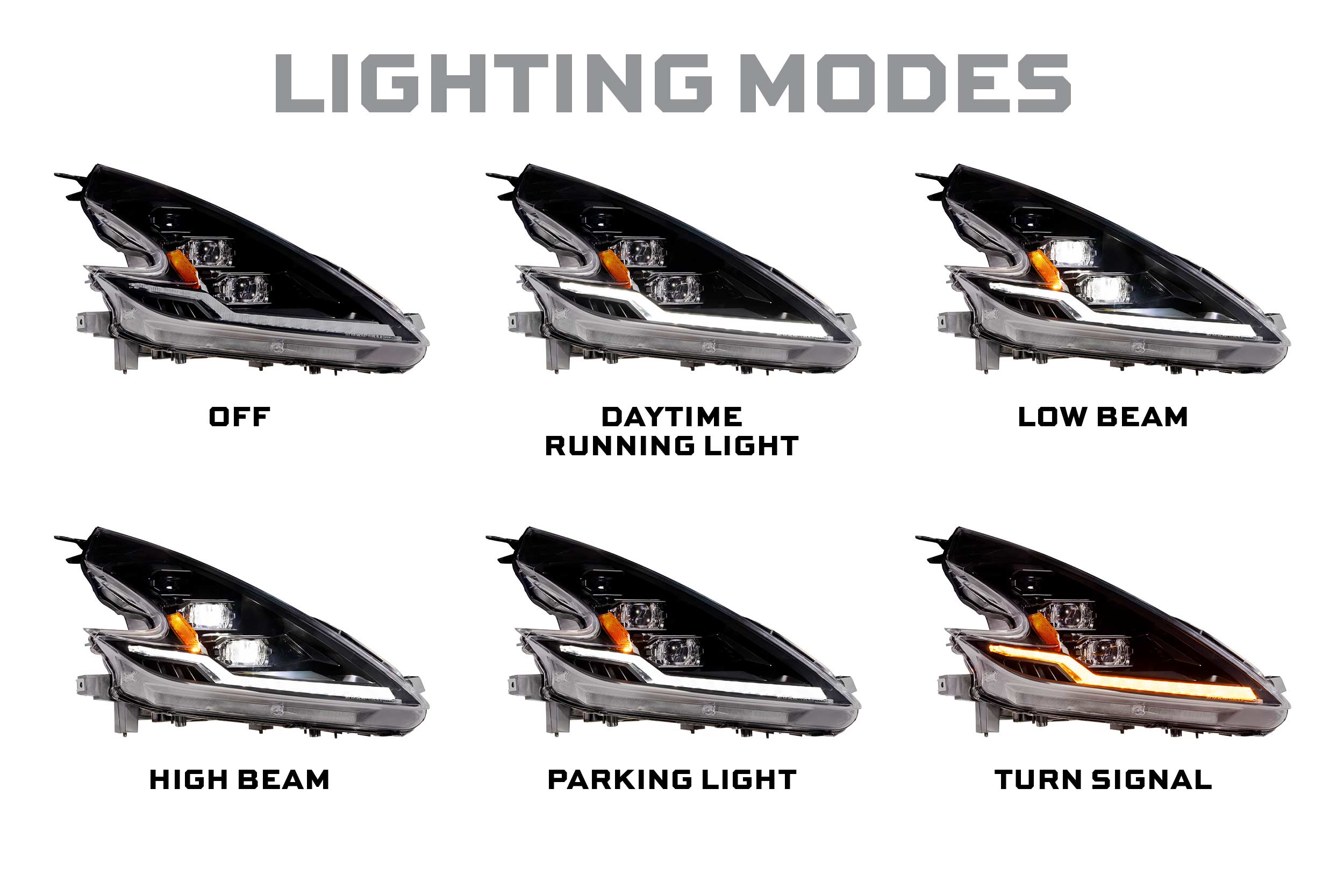 Morimoto XB Evo Hybrid LED Headlights 09-21 Nissan 370Z | LF2-474Y